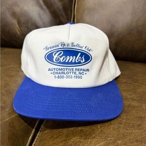 Luke Combs White and Blue Cap